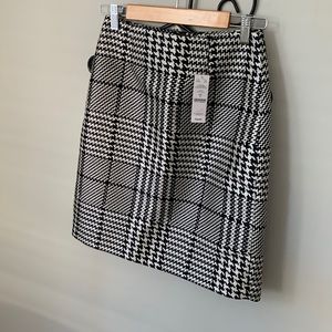 Nwt whbm Obsessed Plaid Boot Skirt 0